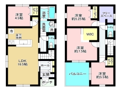 1号棟 間取り図