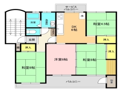 間取り　4DK