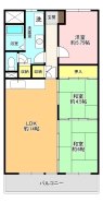 間取り　3LDK
