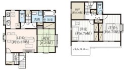 間取り　３ＬＤＫ＋納戸