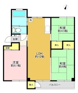間取り　3LDK