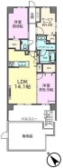 間取り　2LDK＋S＋専用庭