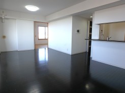 リビングからの内覧
フラットに繋がっている和室は同調して違和感の無い空間となっています