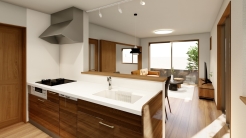 A号棟 イメージパースキッチン