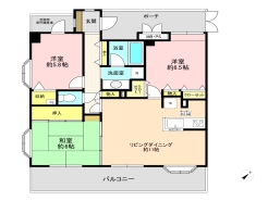 間取り　3LDK