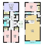 1号棟 間取り図