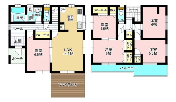 ◆駅近・徒歩８分・ゆとりの５LDK◆