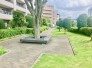 マンション中庭