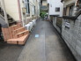 現地建物横の通路