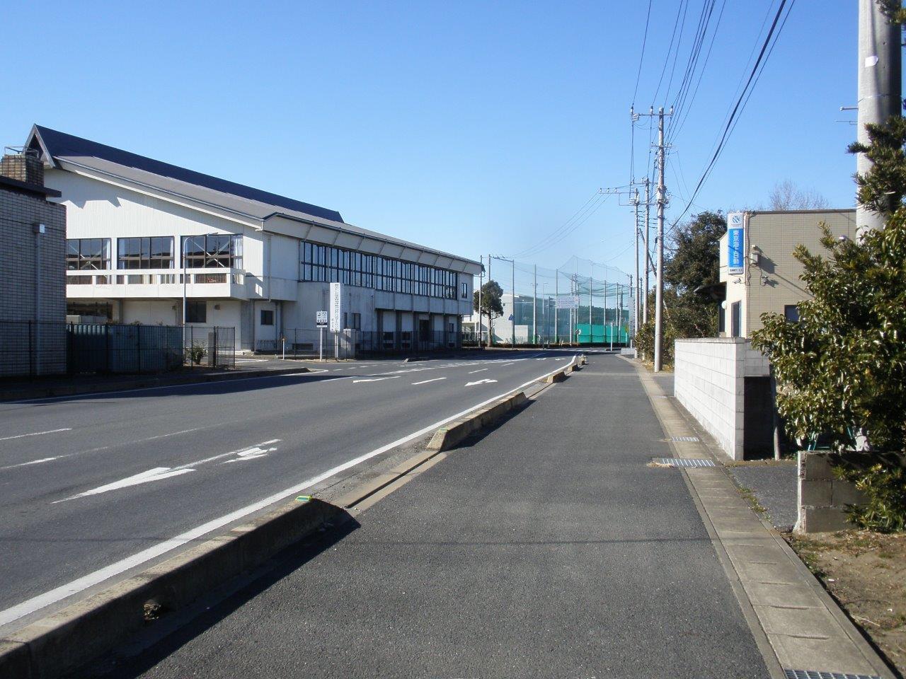 前面道路を含む現地写真